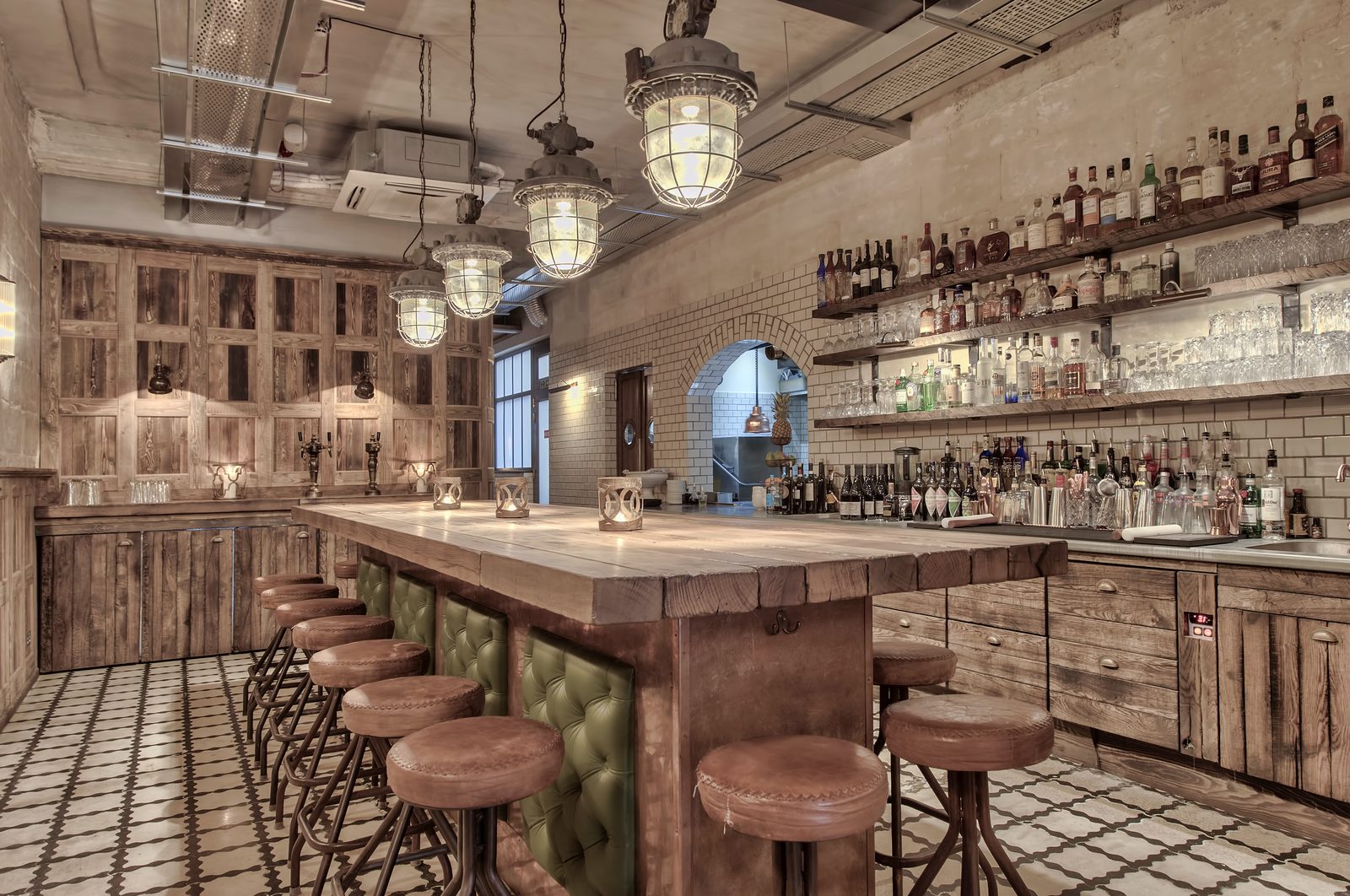 Die fertige Bar